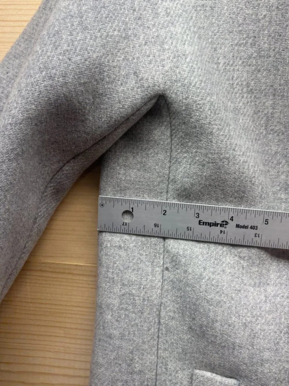 J Crew Coat Womens 000 Gray Wool Topcoat Stadium Cloth Nello Gori - Picture 4 of 12